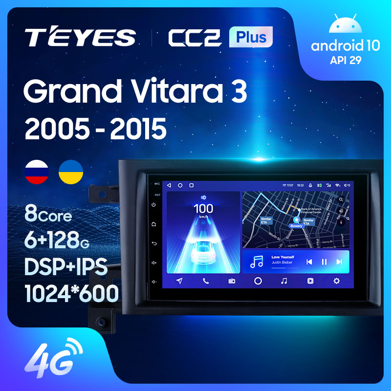 TEYES CC2L CC2 Plus For Suzuki Grand Vitara 3 2005 - 2015 Car Radio Multimedia Video Player Navigation GPS Android No 2din 2 din dvd