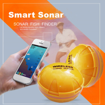 30m Depth Underwater Wireless Fish Finder Echo Sounder Phone Bluetooth Smart Visual HD Sonar Fishing Measure Water Everything