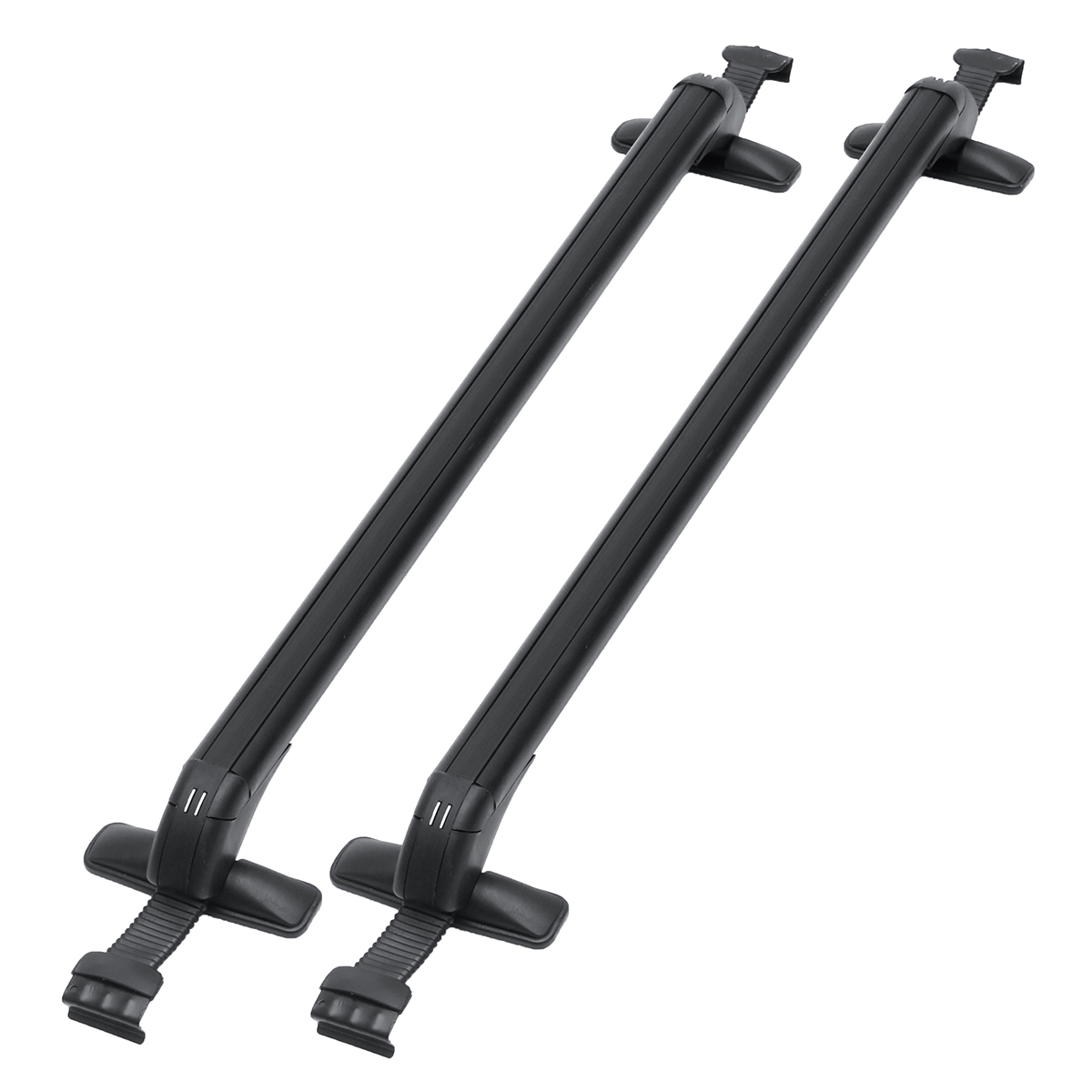 2pcs 100cm Car Roof Rack Cross Bars Anti-theft Lockable Roof Racks Luggage Carrier with Rubber Gasket For 4DR Car Sedans SUVs
