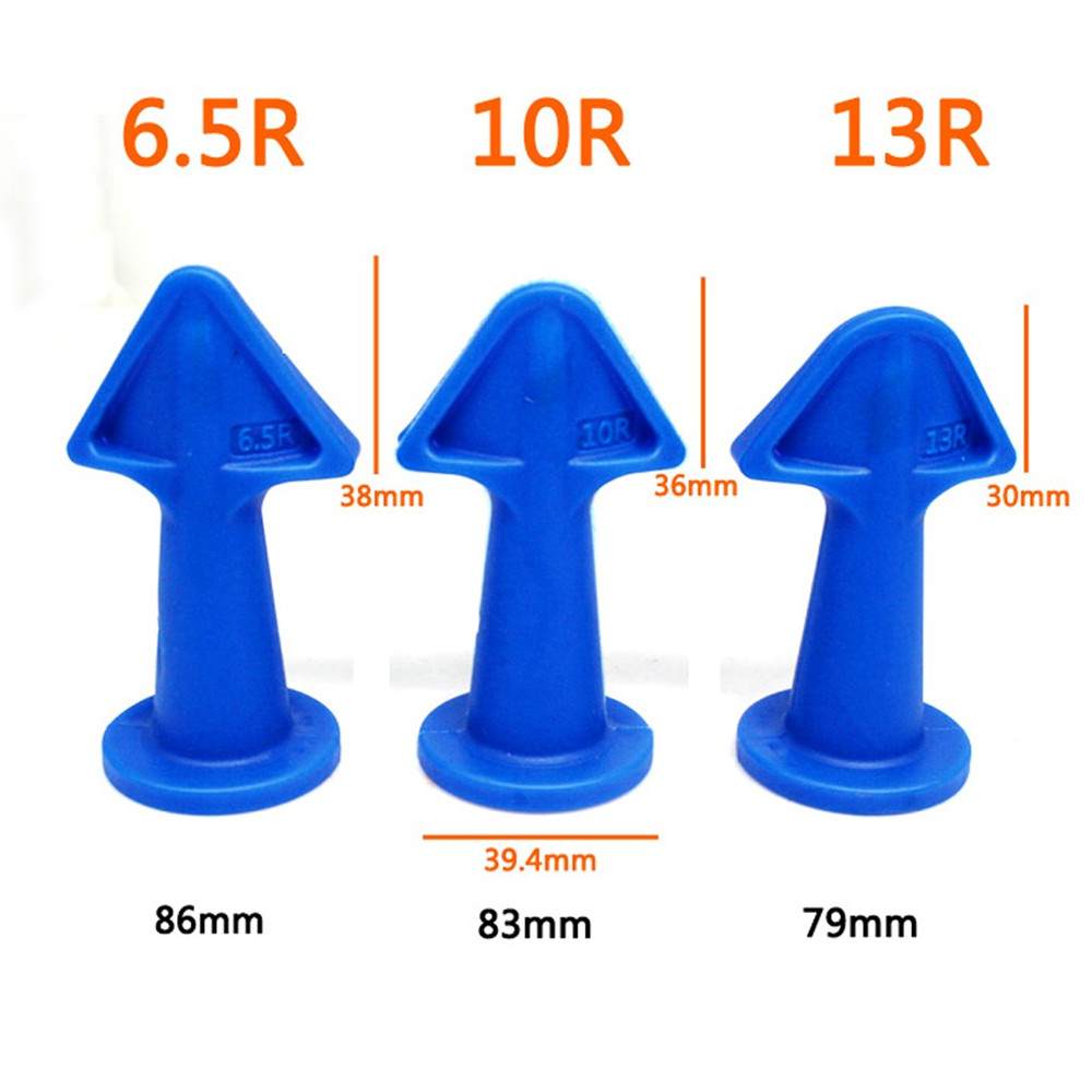 3PCS Glue Nozzle Scraper Caulking Grouting Sealant Finishing Clean Remover Tool Rubber Sealant Caulking Agent Scraper Caulk