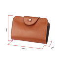 Fashion Genuine Leather Card Holder Women Men Cowhide Rfid Wallet For Credit Card Business Card Holders Organizer Bag Purse