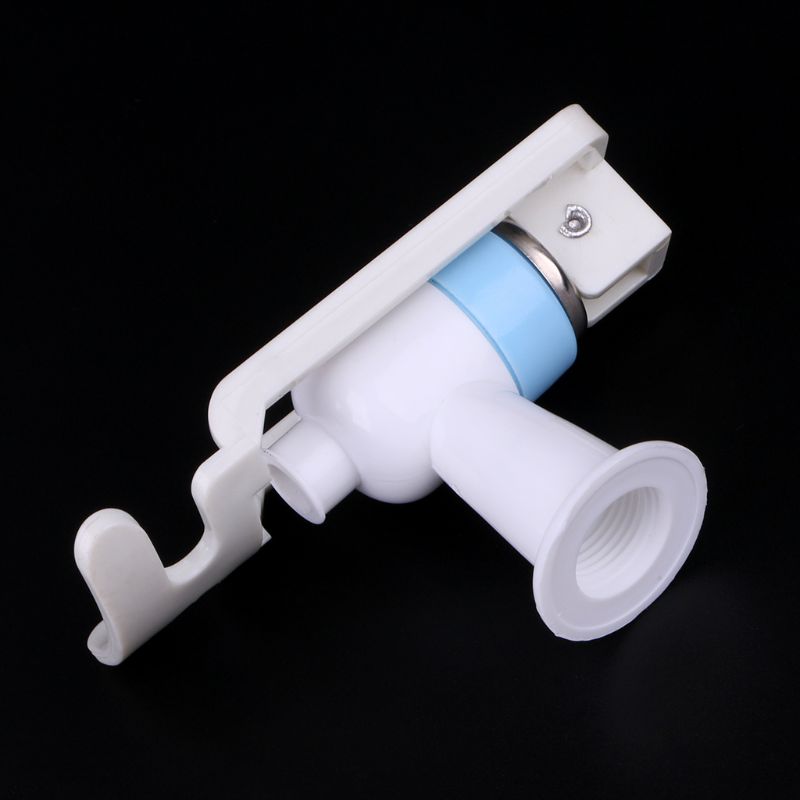 Water Dispenser Replacement Push Type White Plastic Tap Faucet 2 Pcs
