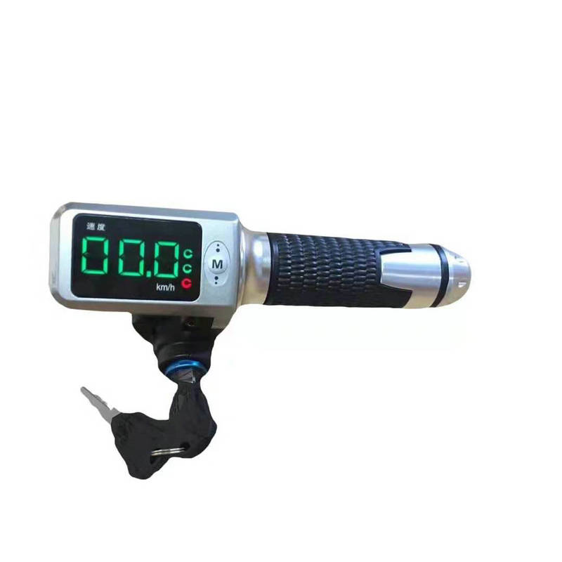 speedometer+battery level indicator 36v48v60v+throttle+lock/key/cruise/on-off switch electric scooter bike MTB tricycle DIY part