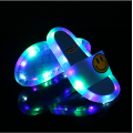 2021 Summer Girls Boys Luminous Slippers Children Soft PVC Shoes Toddler Kids Home Sandals Comfortable Baby Slides pink shoes