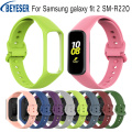 Replacement bracelet soft silicone Official Style Wristband Strap For Samsung galaxy fit 2 SM-R220 smart watch band Accessories