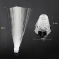 41cm width optical fiber light color changes all the time colorful pmma plastic led fiber optic ABS crystal lighting lamp IL