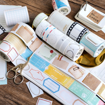 Creative Writing Square Note Washi Tape Adhesive Tape DIY Scrapbooking Sticker Label Craft Masking Tape