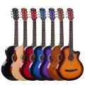 The Cheapest Colorful Beginner 38 Inch Acoustic Guitar
