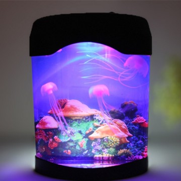 FENGLAIYI Jellyfish Tank Marine World Swimming Mood Light LED Colorful Aquarium Night Lights Children's Lamp Decorative Lights