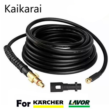 sewer drain water cleaning hose pipe cleane high pressure water hose with nozzle,For Lavor/karcher k2k5adapter pressure cleaner