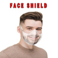 PE Full Face Shield Large Mirror Guard Protector Oversized Visor Wrap Shield Halloween Mask With Breathing Kitchen Accessories