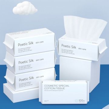 50/100pcs Disposable Face Towel Travel Cotton Makeup Wipes Facial Cleansing 667D