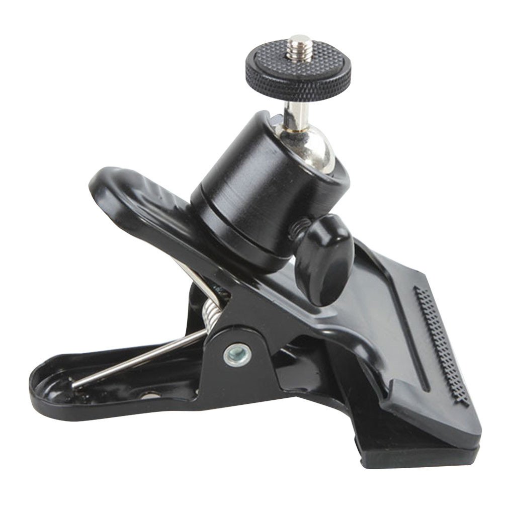 Multi-function Clip Clamp Holder Mount Tripod Heads with Standard Ball Head 1/4 Screw photography accessories