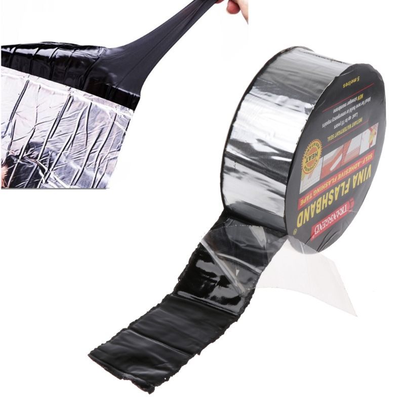 Aluminum Foil Butyl Rubber Tape Adhesive Sealing Best for RV Roof Marine Repair free shipping