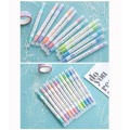 12pcs/set Mildliner Highlighter Pen Stationery Double Headed Fluorescent marker Pen 12 Colors Mark Pen Cute Mildliner