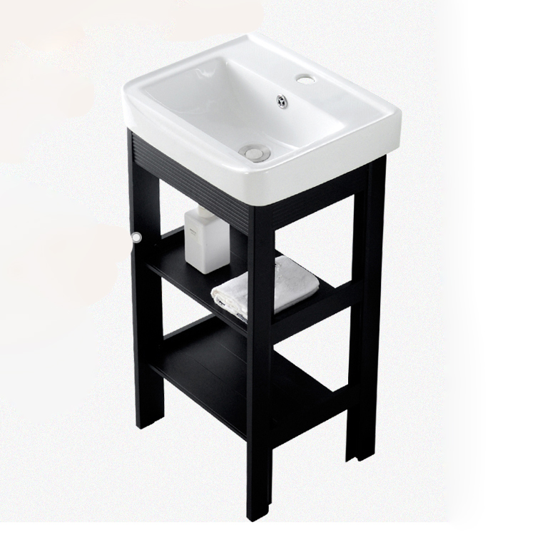 Bathroom Vanity Floor Type Small Apartment Vanity Integrated Basin Type Small Basin Type Washbasin Cabinet Combination