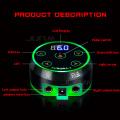 Professional Mini AURORA LCD Tattoo Power Supply With Adaptor for Coil & Rotary Tattoo Gun Machines