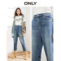 ONLY2020 Winter High Waist Loose Straight Nine Jeans BF Wind Female | 120149725