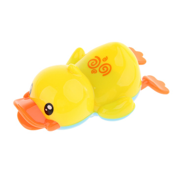 Kids Baby Developmental Bathing Bathroom Toy Wind Up Yellow Duck
