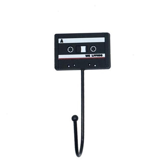 On The Wall Coat Key Holder Rack Minimalist Home Home Storage Key Decorative Hooks UK Retro Tape Disk Hanger Hooks