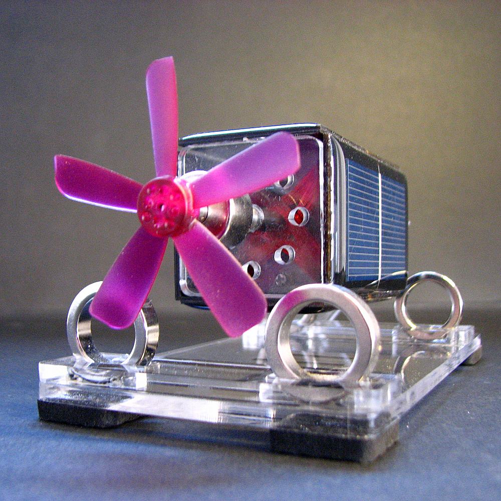 solar toy Mendocino Motor magnetic suspension with Violet Propeller scientific Physics toy