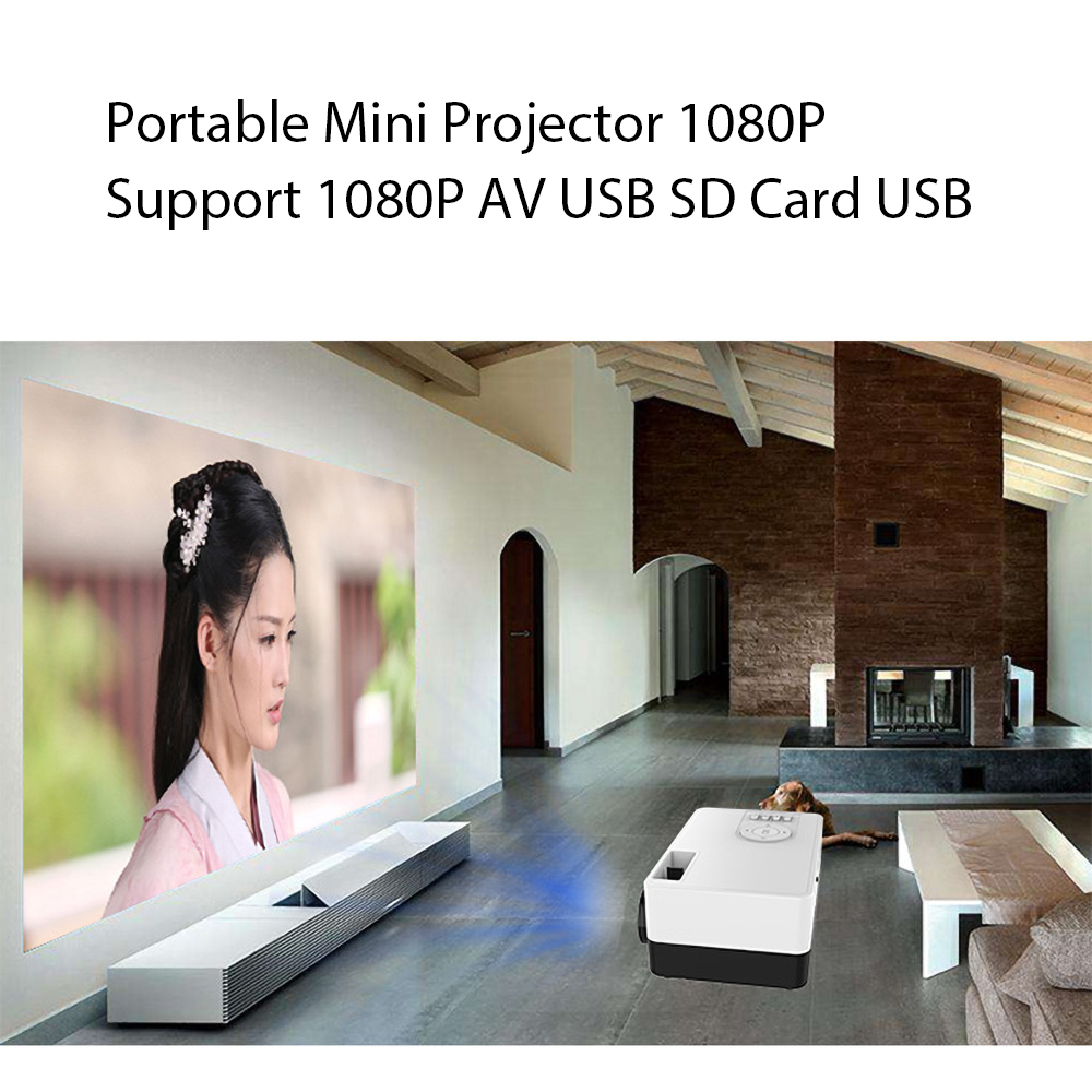 Mini Projector Handhold J15 Support 1080P Video Display Home Media Player Portable Pocket Beamer Gift For Friends Kids PK YG300