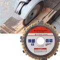 115mm 22mm Diameter 9 Tooth Chainsaw Disc for Angle Grinders Circular Saw Blade Woodworking Cutting Wood Slotted Cutting Piece