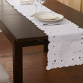 White Table Runner Vintage Handmade Chic Tablerunner by Cut working 100% Cotton Oblong 4 Size