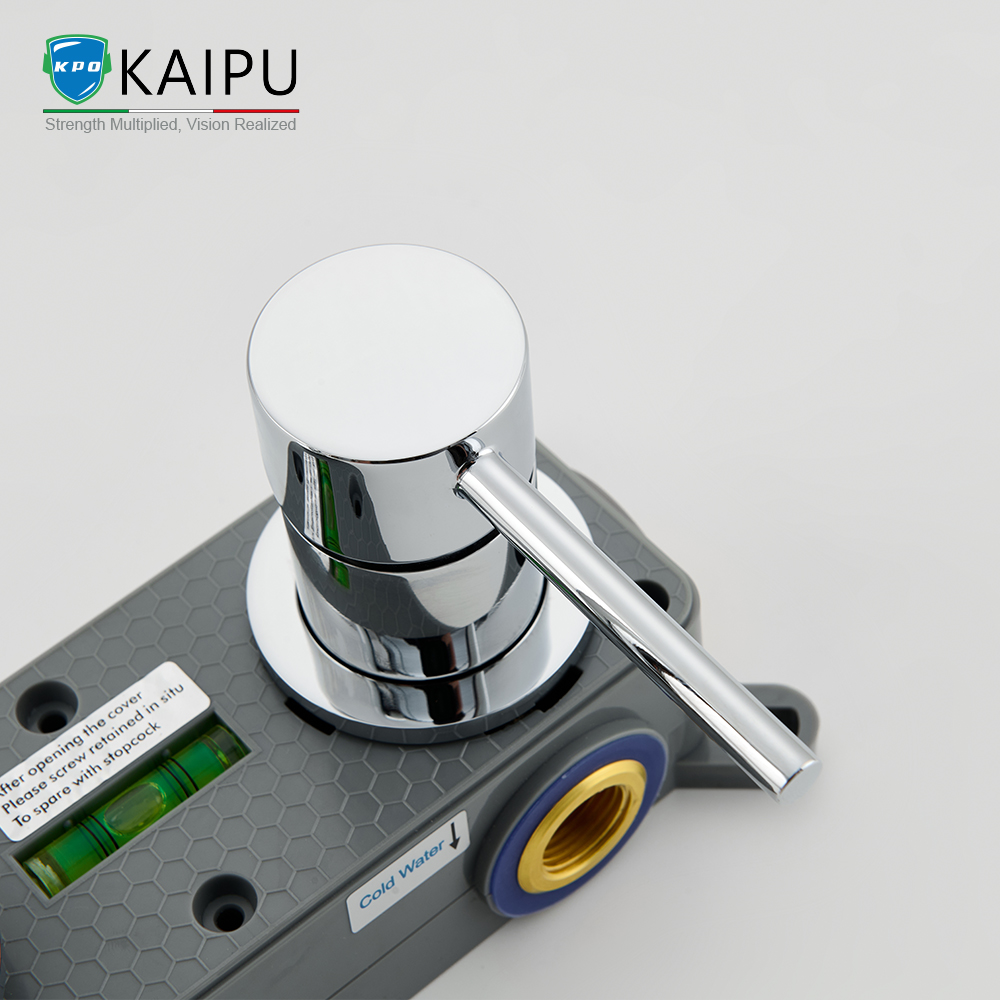 Concealed basin mixer 11