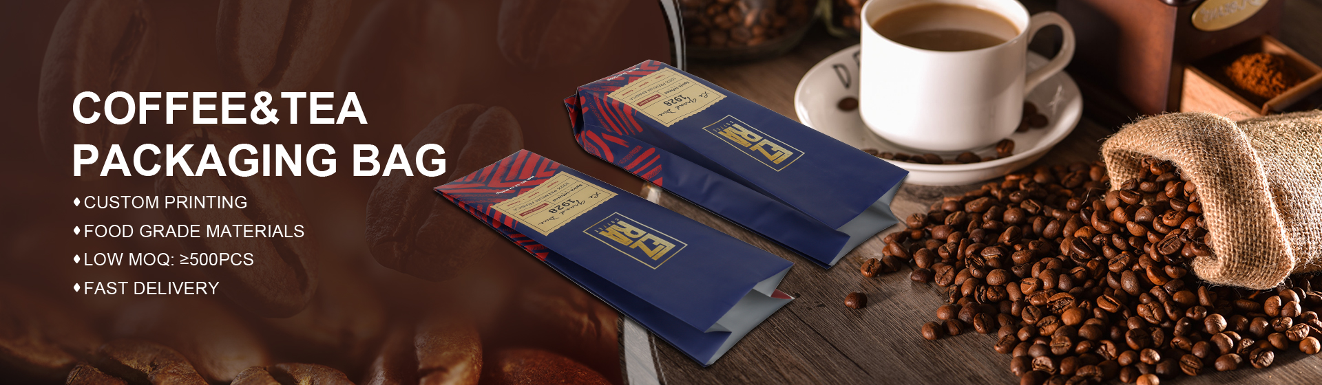 banner-Coffee&Tea packaging bag
