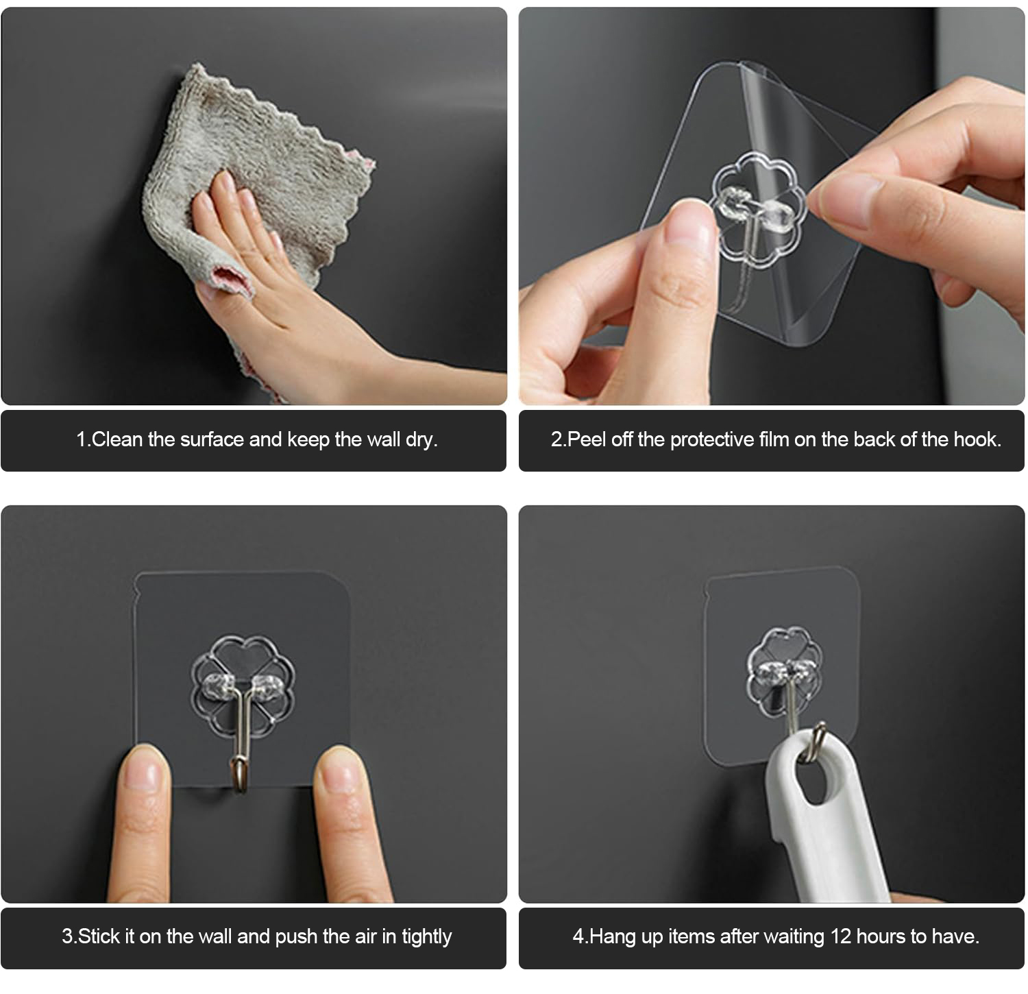 adhesive wall hooks