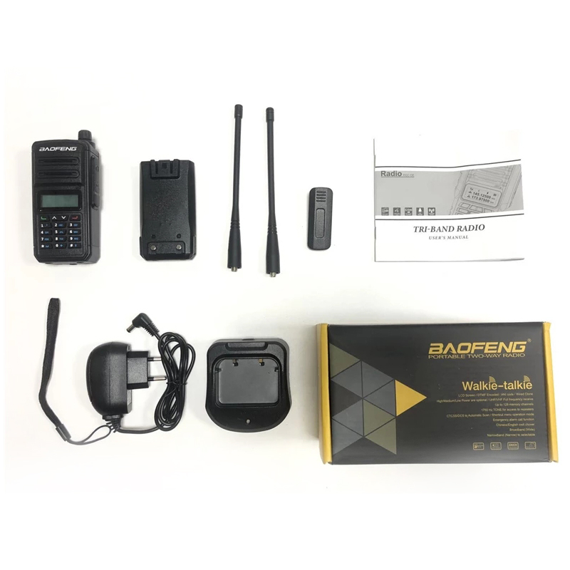 BaoFeng Updated Version BF X3 Plus High Power Tri-Band Ham CB Radio HF Transceiver IP67 Waterproof S5 Plus Walkie Talkie