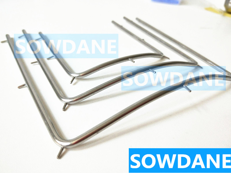 Dental Teeth Whitening Mouth opener Rubber Dam Latex Frame Tool Stainless Steel 10CM/12CM/7.3CM for selection
