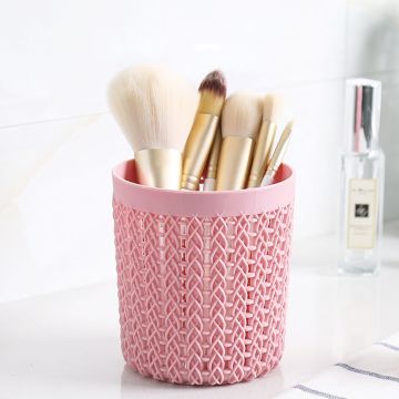 1pc Hollow Cosmestic Brush Container Sundries Box Empty Cylinder Makeup Accessories Storage Pen Holder Women Beauty Makeup Tools