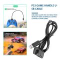1.8M USB Charging Cable Wireless Gamepad Charger Data Cable For PS3 Controller Connect Computer Play And Charge