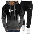 New trend men's suit brand pocket hoodie + pants suit sportswear men's casual sportswear men's sports shirts jogging sportswear