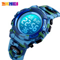 SKMEI Military Kids Sport Watches 50M Waterproof Electronic Wristwatch Stop Watch Clock Children Digital Watch For Boys Girls