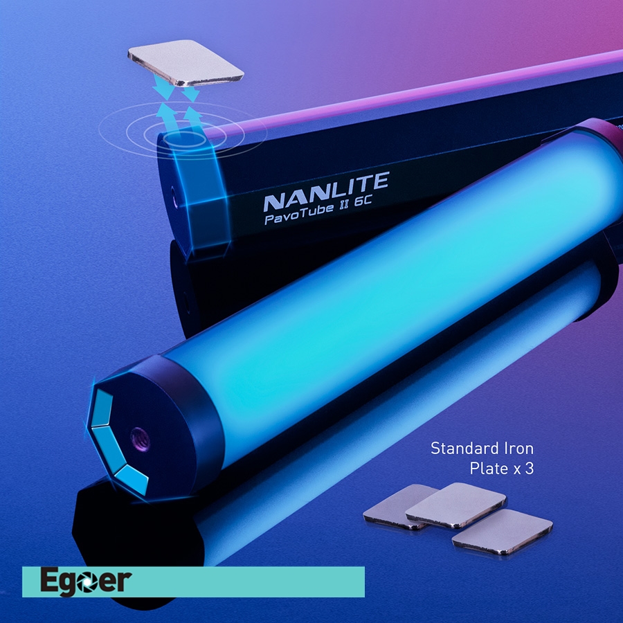 Nanlite PavoTube II 6C LED RGB Light Tube Portable Handheld Photography Lighting Stick CCT Mode Photos Video soft light
