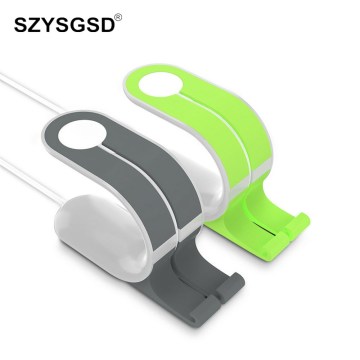 SZYSGSD 2 in 1 Multi Charging Dock Stand Holder Docking Station Charger Holder for Apple Watch for iPhone Mobile Phone Holder