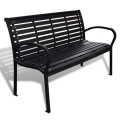 [USA Warehouse]Garden Bench with Steel Frame
