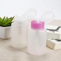 150ml Transparent Refillable Bottles Handy Liquid Container Nail Polish Remover Empty Bottle Press Pumping Dispenser Container