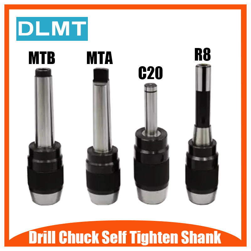 Automatic Locking Chuck 1-16mm B16 B18 and Tapered Rod MTA2 MTB2 1-13 3-16 Machining Center Drilling Machine