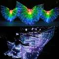 LED Glowing Wings Ballet Costume Fluorescent Butterfly Dance Cloak Dance Costume Belly Dance Cloak Prop Performance Clothing