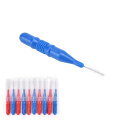 New Oral Hygiene Dental Toothpick Tooth Pick Brush Teeth Cleaning Tooth Flossing Head Soft Plastic Interdental Brush
