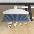 Foldable Standing Broom Dustpan Set Rotatable Windproof Floor Cleaning Tool Non-stick Push Broom Bathroom Sweeping Accessories