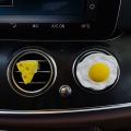 Car Air Outlet Aromatherapy Chicken Poached Egg Car Air Conditioning Air Outlet Clip Cartoon Diffuser Stone New Car Supplies