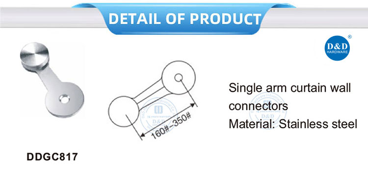 glass clamp baluster connector