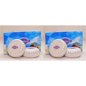 Gano Excel Ganosoap Ganoderma Lucidum and Goat Milk Soap (4 SOAP * 100G) (2 Box)