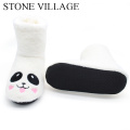 STONE VILLAGE Embroider Animal Print Winter Warm Plush Women Slippers Shoes Indoor Home Slipper Soft Bottom Indoor Slippers