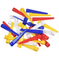 50 pcs Mixed Color 70mm golf tee flat tee plastic golf flat tee Golf ball sport duck mouth tee